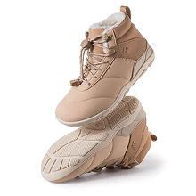 Zapatos de invierno descalzos