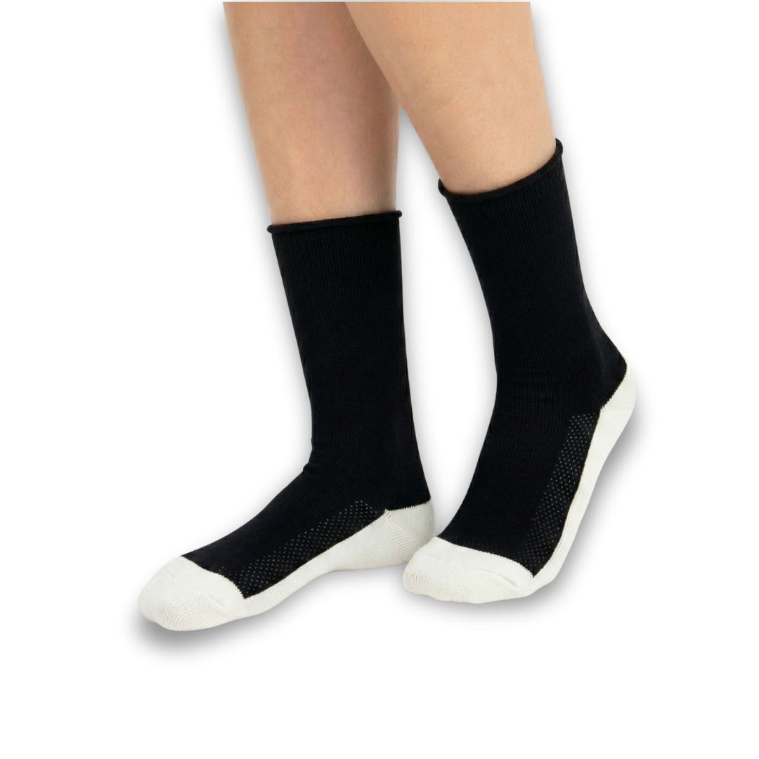 HF Diabetikerkomfortsokker – Fugtafvisende teknologi til forbedret blodcirkulation