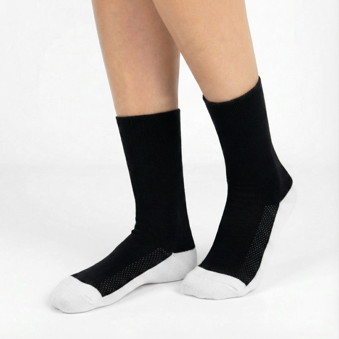 HF Chaussettes confort diabétique – Technologie anti-humidité pour une meilleure circulation sanguine
