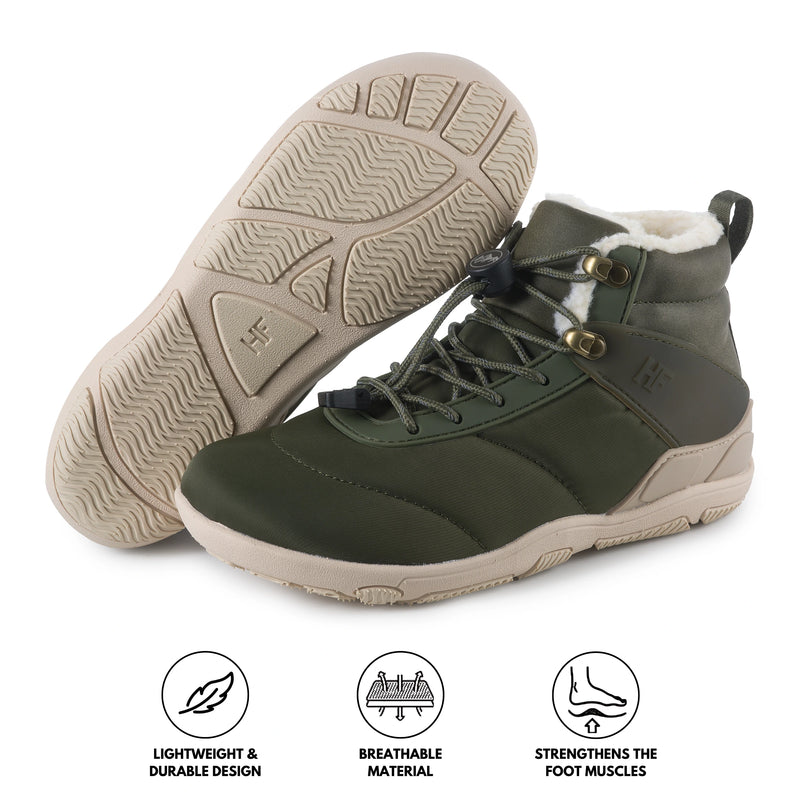 [NOUVEAU] HF Azura - Chaussures Pieds Nus Ergonomiques & Confortables pour l'Hiver (Unisexe)