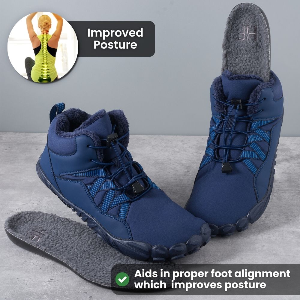 HIKE® Winter Orthopädische Einlegesohlen - Warme, stoßdämpfende, schmerzlindernde Fußpads