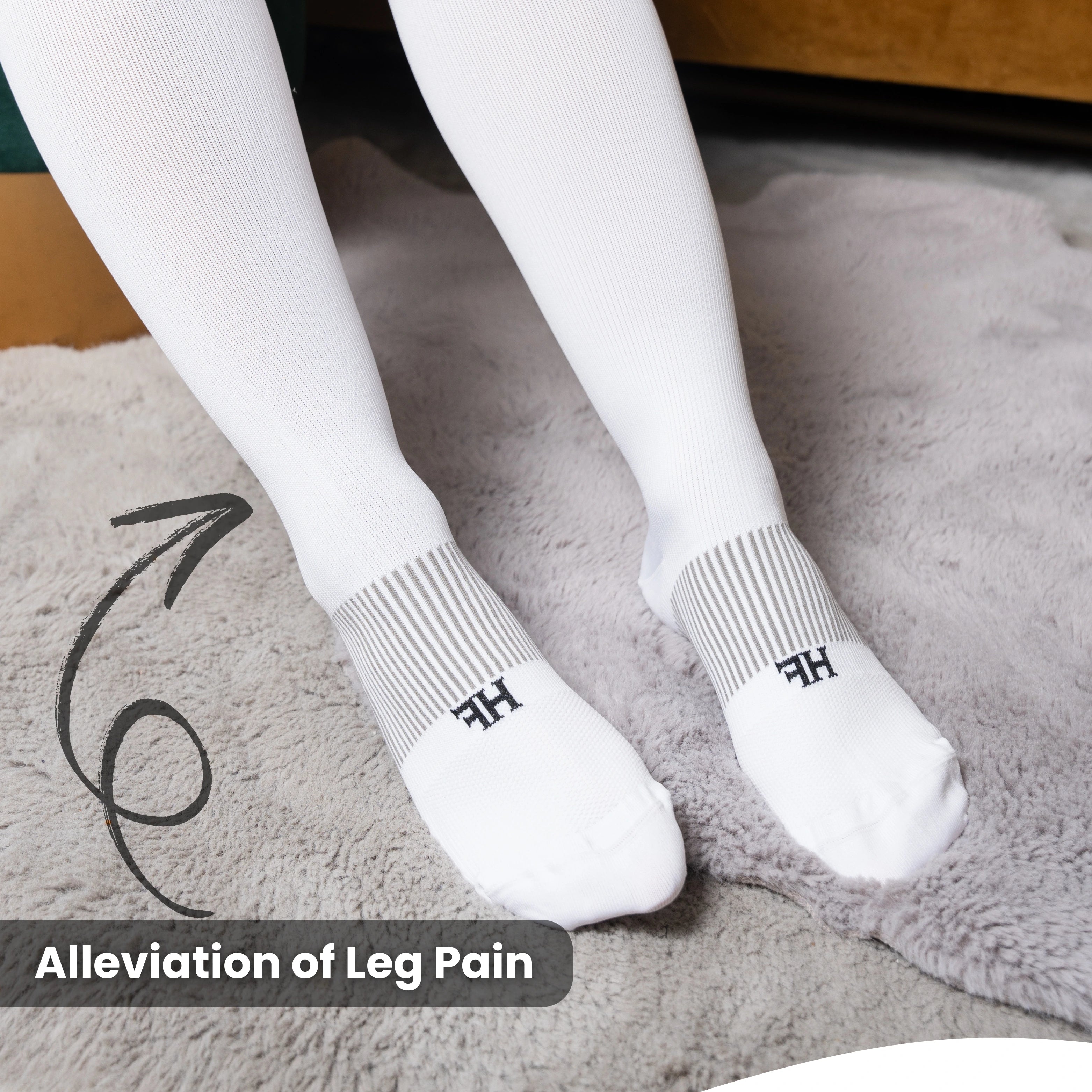 HF Chaussettes de Compression – Pour une  Circulation Sanguine Optimisée