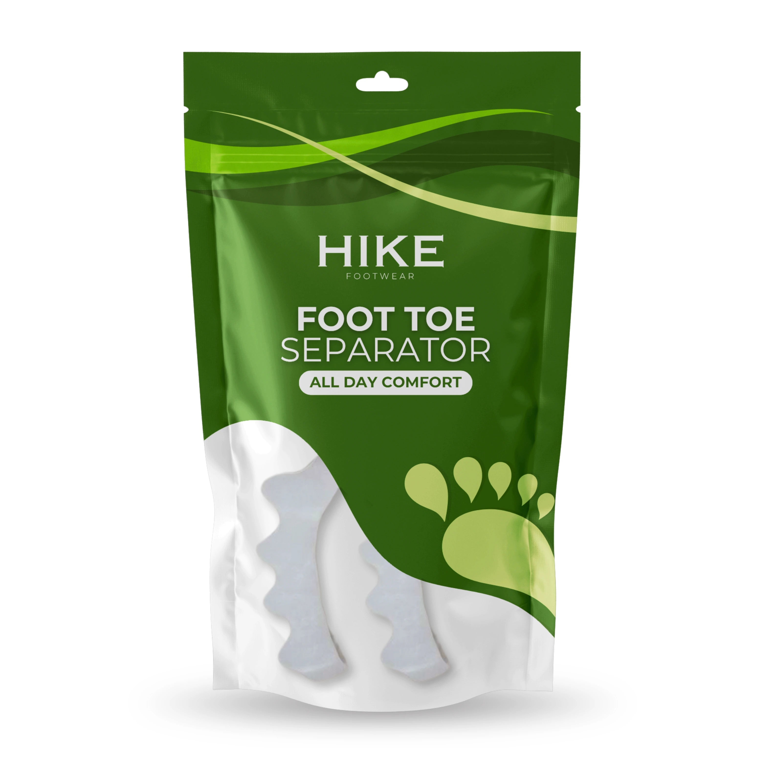 HIKE Separador de dedos - Logra pies saludables, corregir juanetes, dedos fuertes y pies sin dolor.