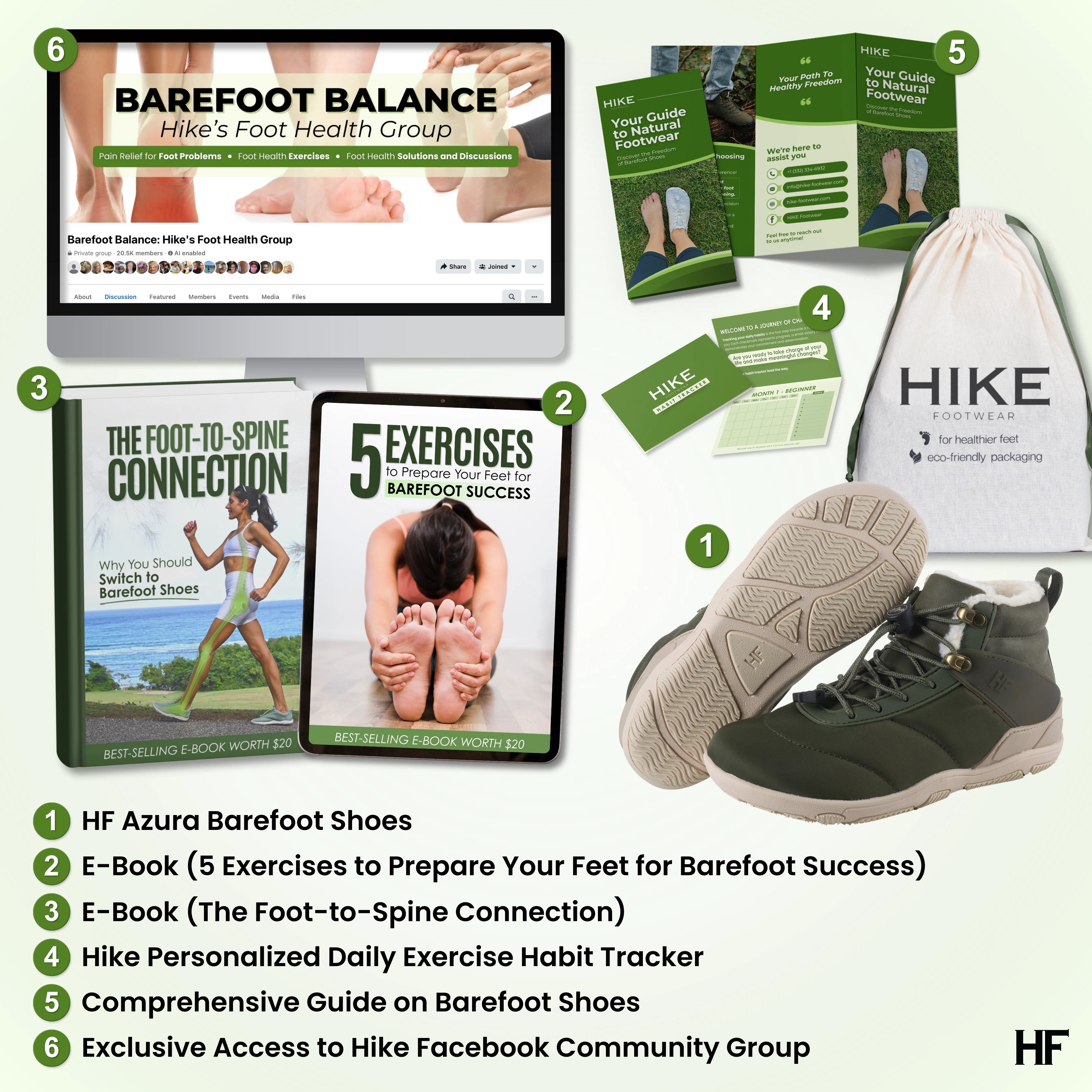 HF Azura – Zapatillas Barefoot ergonómicos & de invierno (Unisex)
