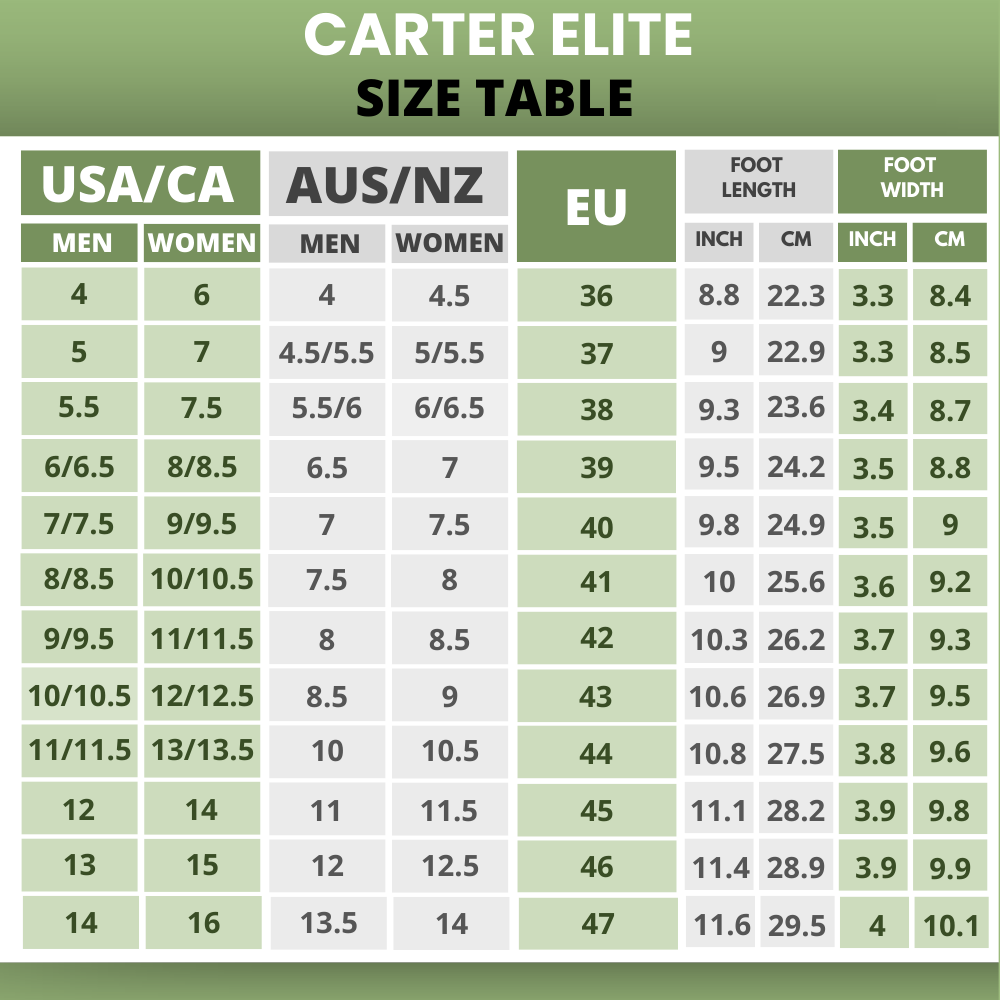 Carter Elite - Rutschfester & universeller winter barfußschuh