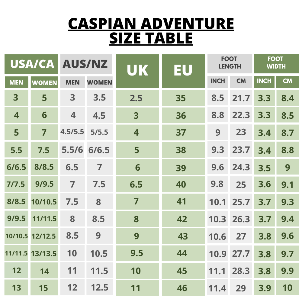 Caspian Adventure - Outdoor & rutschfeste Universal-Barfußschuhe (BOGO)
