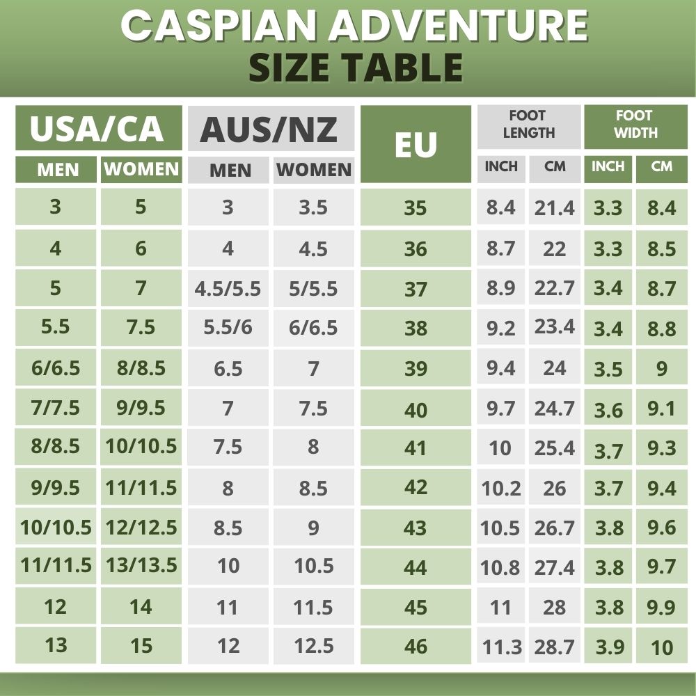 Caspian Adventure - Chaussures pieds nus outdoor &amp; antidérapantes (Unisexe) 