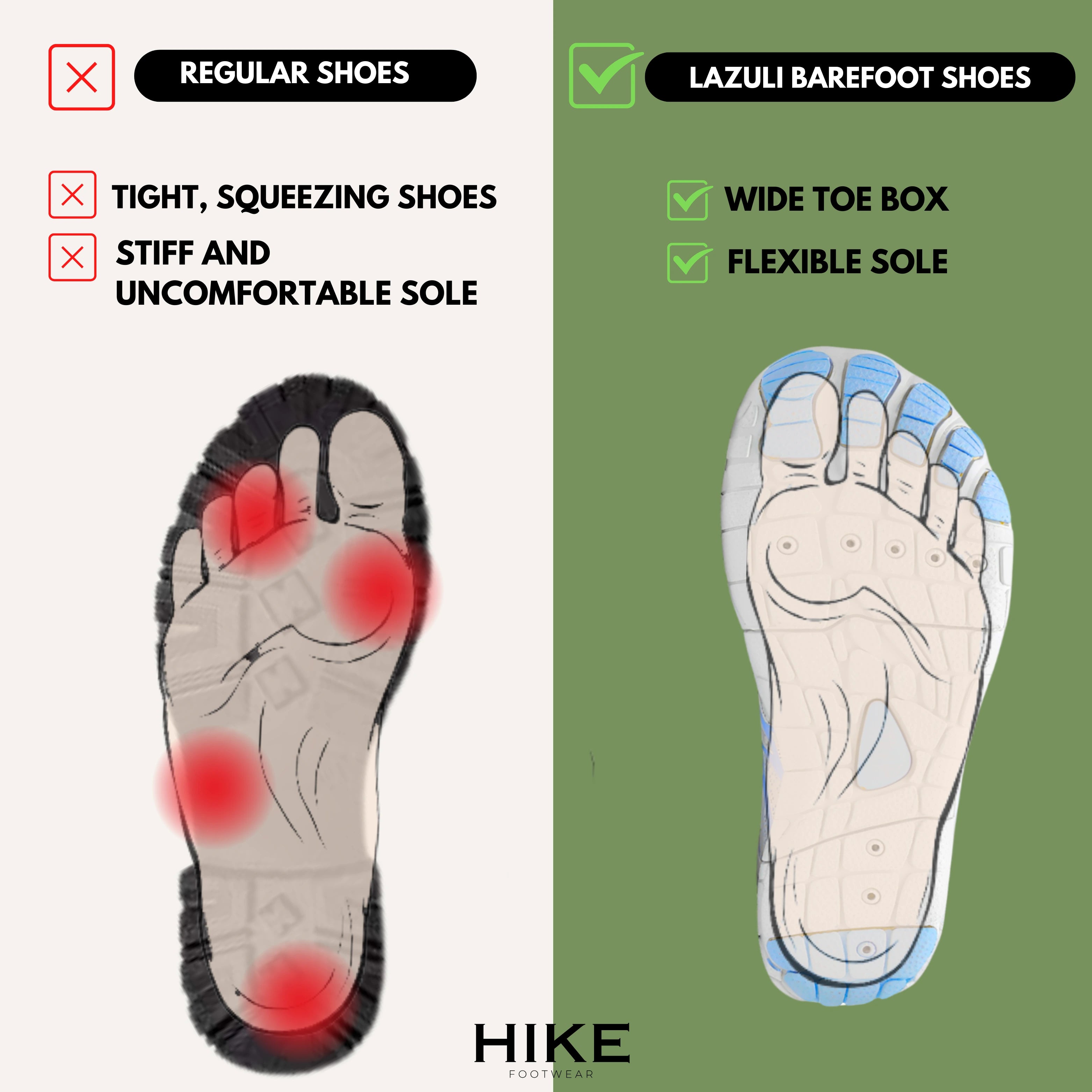Lazuli Pro - Healthier and Comfortable Feet with Barefoot Shoes (Unisex)