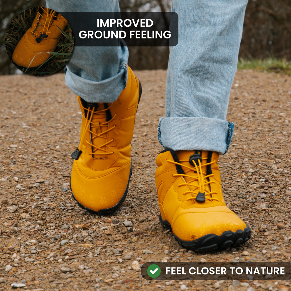 Vindra Flex - Antislip en universele winterschoen voor blote voeten (waterdicht) 
