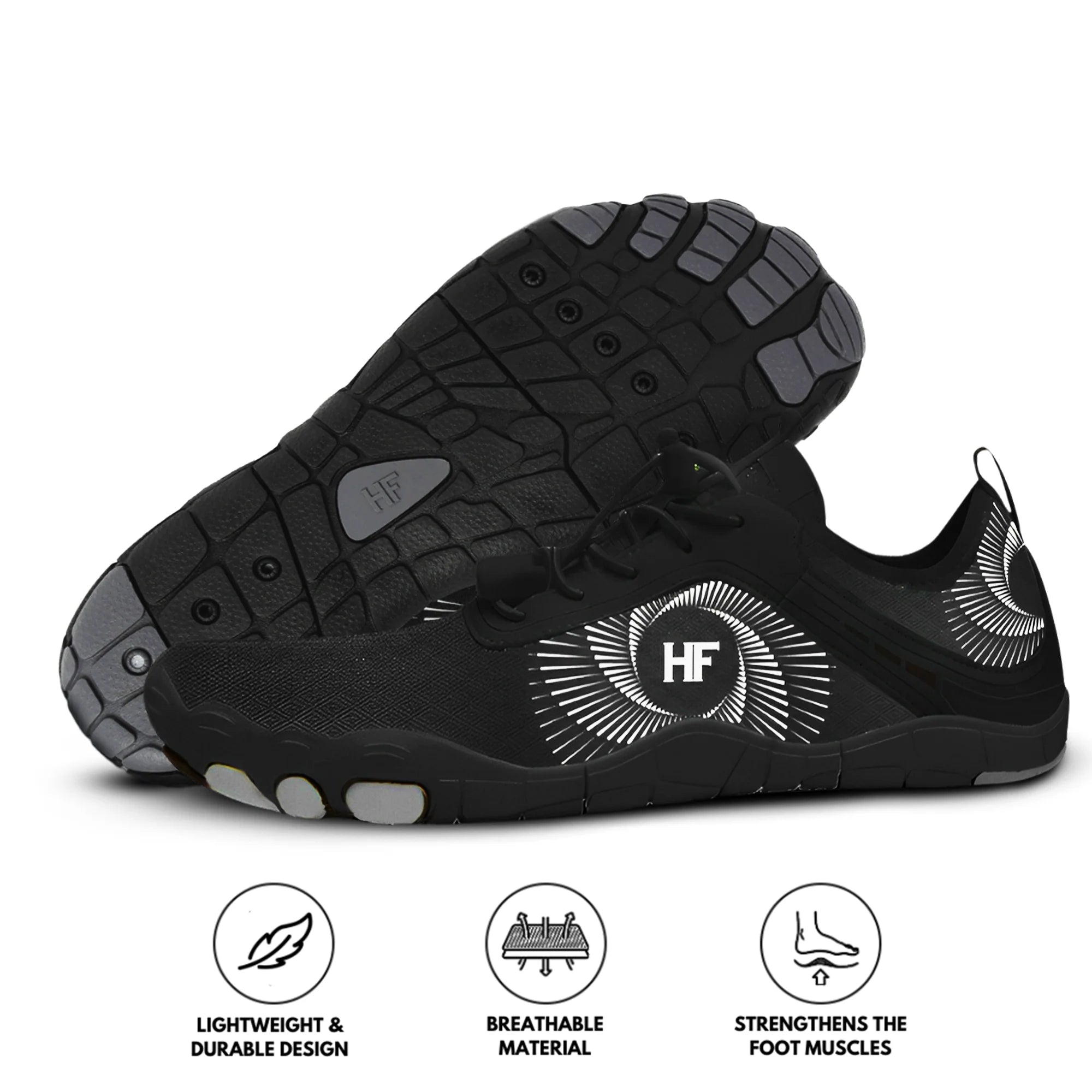 HF Active - Chaussures Pieds Nus pour un Mode de Vie Actif et Indolore (Unisexe) (Achetez 1, obtenez 1 GRATUIT !)