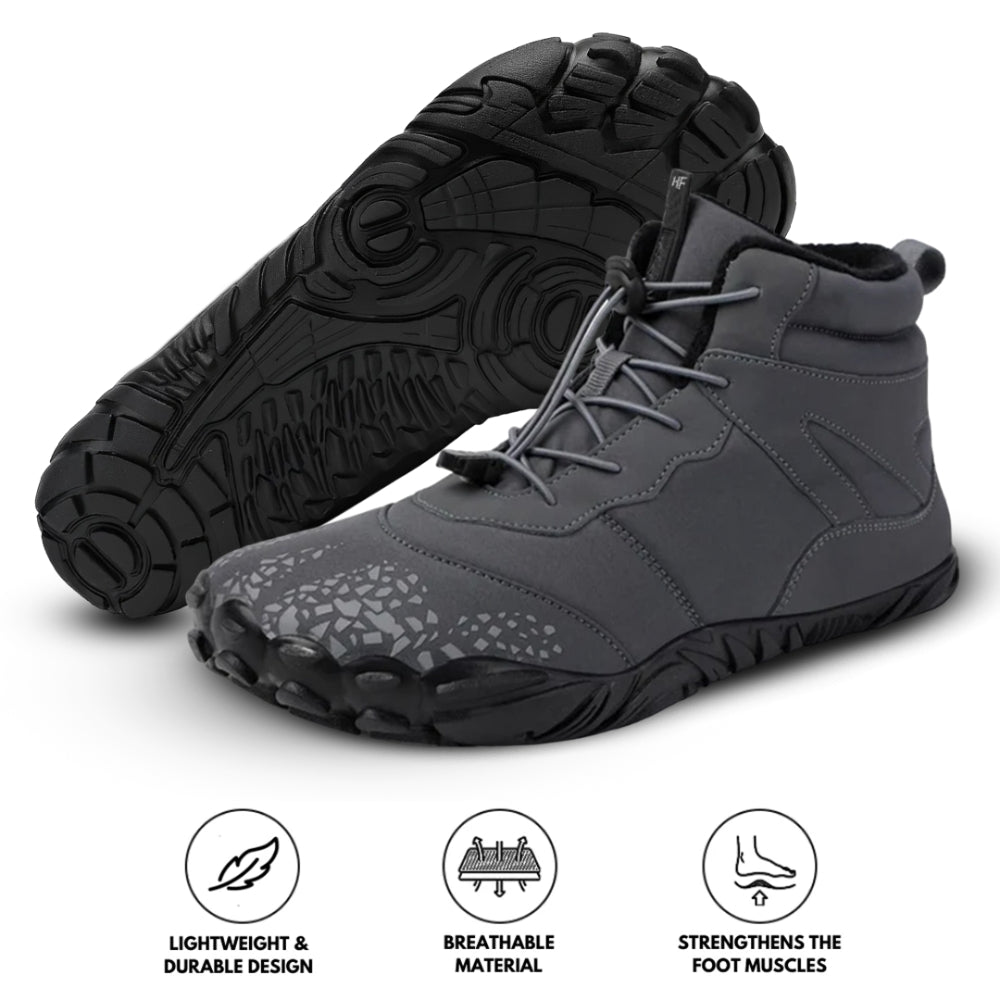 Vindra Flex - Rutschfester & universal Winter-Barfußschuh (Waterproof)