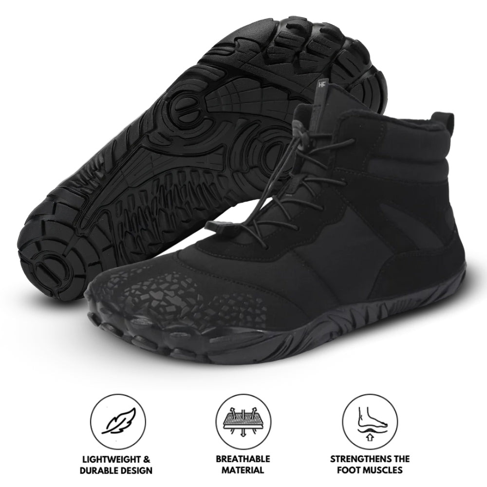 Vindra Flex - Zapatilla barefoot de invierno antideslizante y universal (Impermeable)