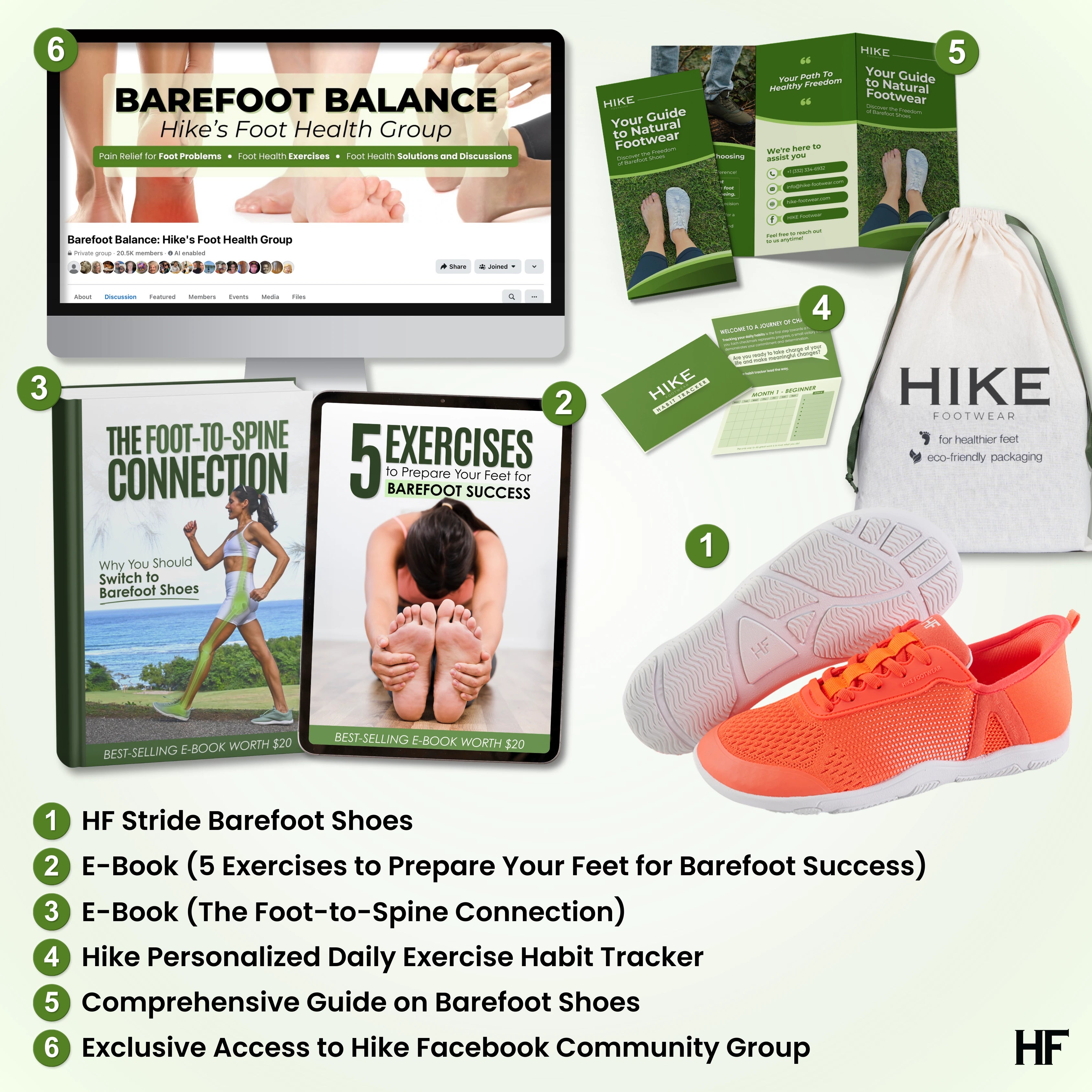 [NYHED] HF Stride – Håndfri og ergonomiske barfodssko (Unisex)