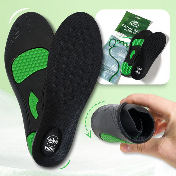 HIKE® Orthopedic Soles - Pain relieving and shock absorbing foot pads ...