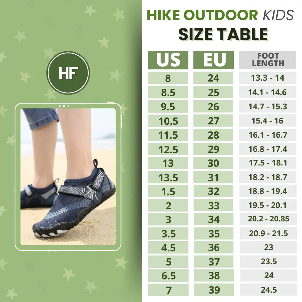 Hike Outdoor Kids - Soft Barefootshoes for Kids