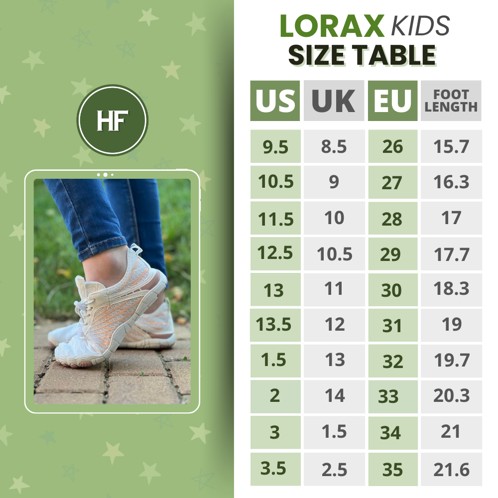 Lorax Kids - Weiche und flexible Barfußschuhe für Kinder