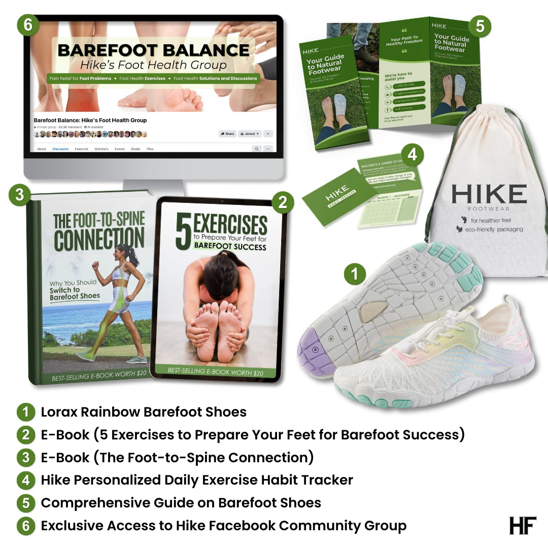 Lorax Regnbue - sunne og sklisikre barfotsko (Unisex) [Limited Edition]