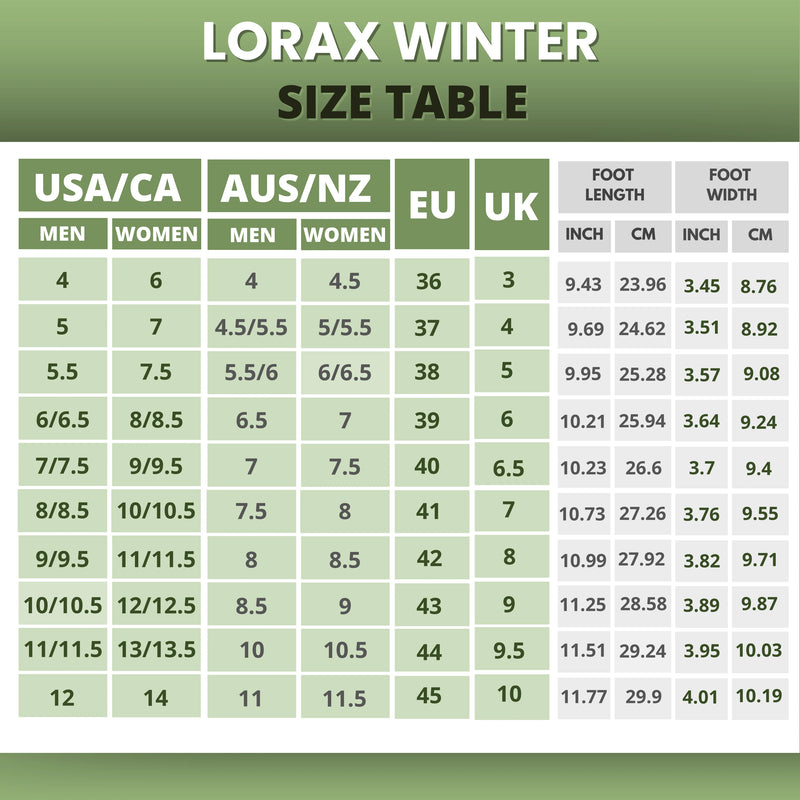 [NOUVEAU] Lorax Winter - Chaussures Pieds Nus Ergonomiques & Confortables pour l'Hiver (Unisexe)