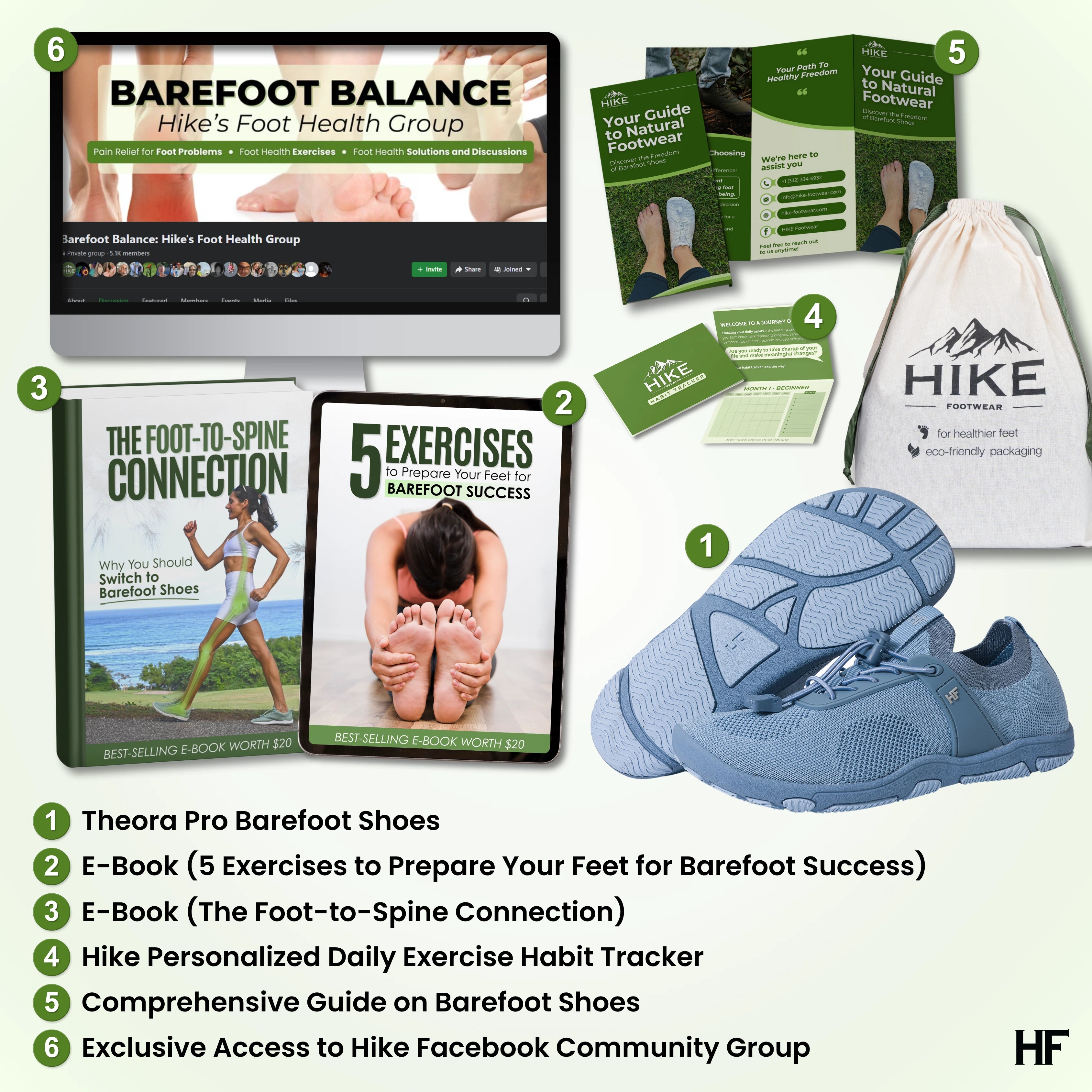 Theora Pro - ergonomische ondersteunende & antislip barefoot schoenen
